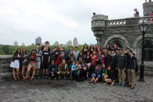 The Travel and Tourism Class of 2013 in Central Park